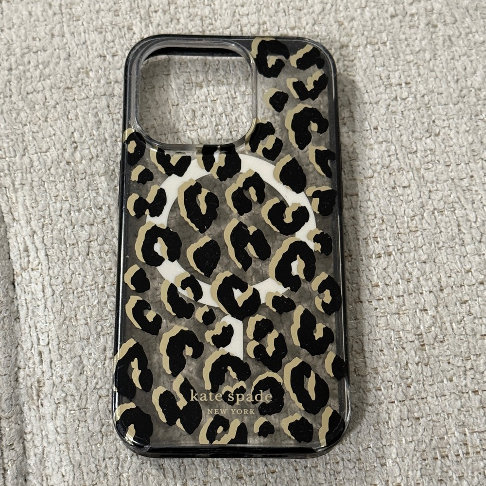 KATE SPADE IPHONE 14 PRO leopard case